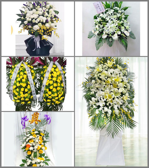 广西百色隆林县天生桥镇白事花篮预定