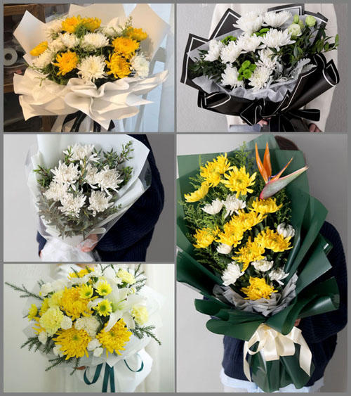 广西百色隆林县天生桥镇白事花束代送